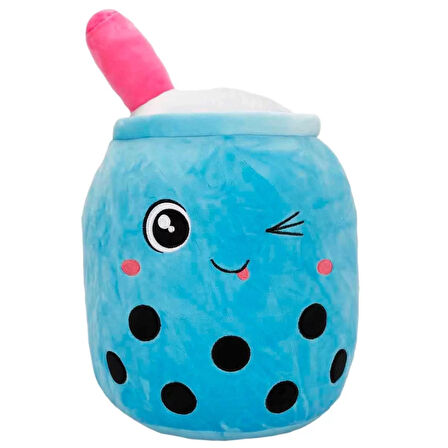 Bubble Tea Mavi Peluş 35 cm