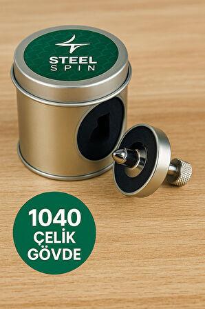 Stres Giderici Uzun Süre Dönebilen Profesyonel Ağır Metal Topaç - Odaklanma için Spin El Oyuncağı