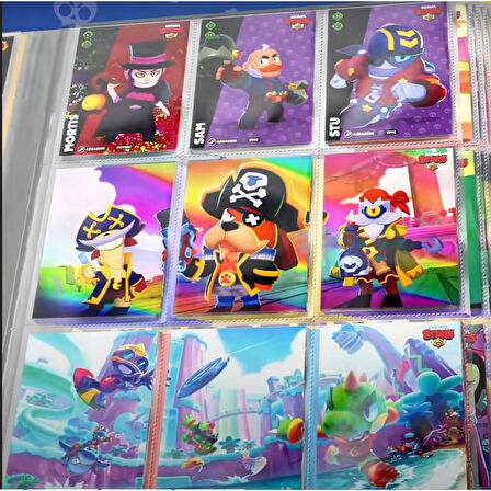 Brawl Stars Panini Resmi Başlangıç Seti: Albüm (Dergi) + 4 Paket (24 Kart) + 3 Sınırlı Basım Kart