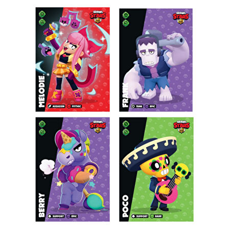 Brawl Stars Panini Resmi Başlangıç Seti ve Özel Seri Kart Kutusu MEGA SET!...