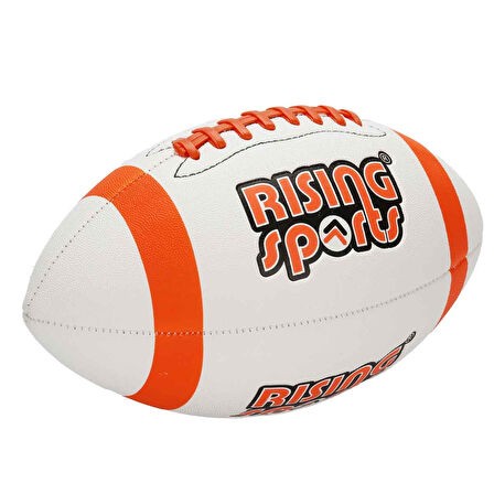 Beyaz Renkli Amerikan Futbol Topu 16 CM ÇAP 400 Gr. Dayanıklı Antrenman ve Oyun Topu