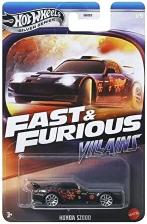 HotWheels Silver Series Fast Furious Villains HNR88 Honda S2000 Koleksiyonluk Model Araba 1:64 Ölçek