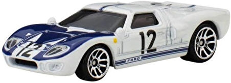 HotWheels Silver Series National Icons Ford GT40 Koleksiyonluk Model Araba 1:64