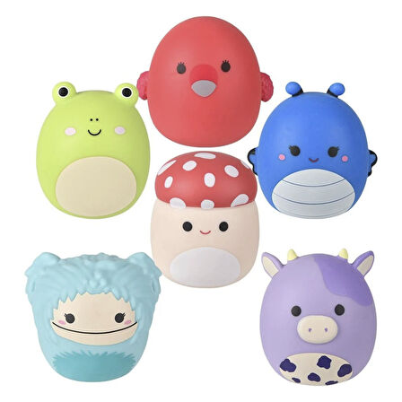 Squishmallows Squooshems – 5 Adet - 6.5 CM VIP Sürpriz Yumuşacık Koleksiyon Oyuncağı Seri 11