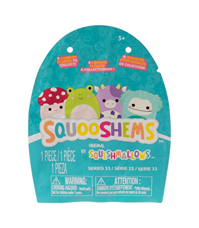 Squishmallows Squooshems – 5 Adet - 6.5 CM VIP Sürpriz Yumuşacık Koleksiyon Oyuncağı Seri 11