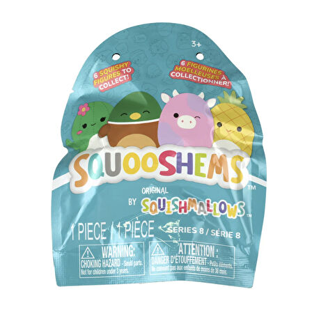 Squishmallows Squooshems – 1 Adet - 6.5 CM Sürpriz Yumuşacık Koleksiyon Oyuncağı Seri 8