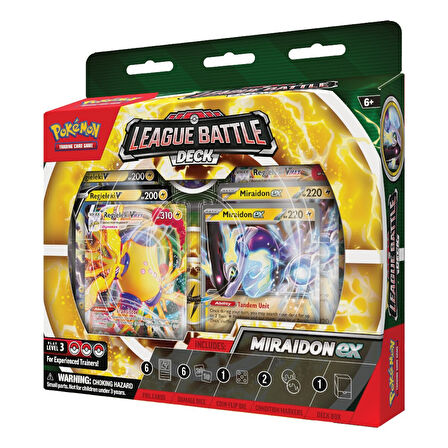 Pokemon Kart League Battle Deck N23 Miraidon Ex Ve Regieleki Vmax 60 Kart Zarlar Kutu Online Kod