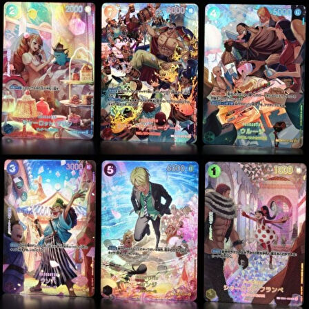 1 Paket One Piece Card Game OP10 Royal Blood Bandai Booster Japonca 6 Kart