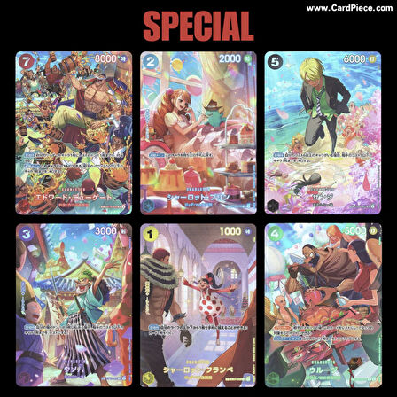 8 Paket One Piece Card Game OP10 Royal Blood Bandai Booster Japonca 48 Kart