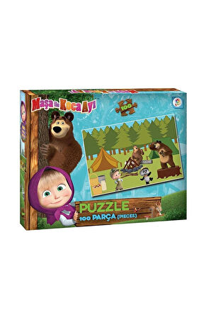 Maşa Ve Koca Ayı 100 Parça Puzzle