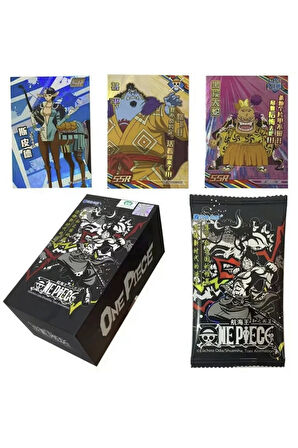 Bandai One Piece Card Game Black Box 10 Booster Pack Japonca Wano Country 30 Kart