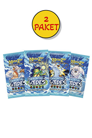 2 Paket MetaZoo Torrential Tides Koleksiyon Kartları Booster Pack 24 Kart