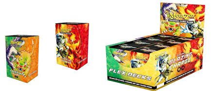1 Paket MetaZoo Flex Deck Blazing Charge & Crushing Gust Koleksiyon Kartları 80 Kart