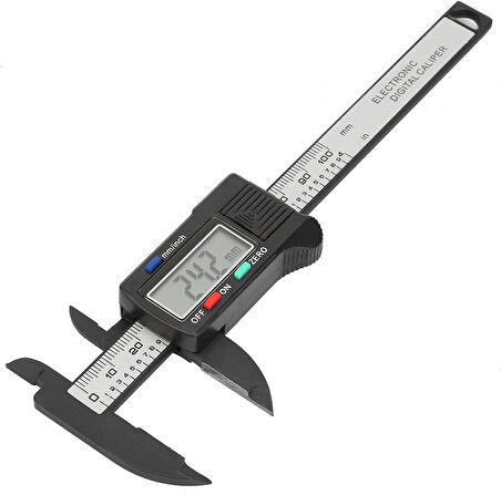 0-100mm Dijital Kumpas Elektronik LCD Ekranlı Hassas Ölçüm Aleti Takı ve DIY İçin