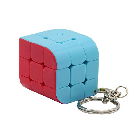 3x3x3 Renkli Magic Cube Anahtarlık – Hızlı Dönüşlü Dayanıklı ve Taşınabilir Akıl Zeka Küpü