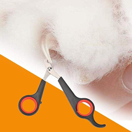 Kedi Köpek Tavşan Kuş Tırnak Makası Paslanmaz Çelik Ergonomik Sap Kaymaz Güvenli Kullanım