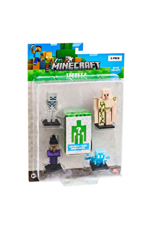 Minecraft 3D Figür Toppeez 5'li Set - MODEL 4