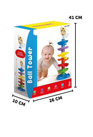 Top Yuvarlama Kulesi – 63 cm Top Kulesi Eğitici Oyuncak