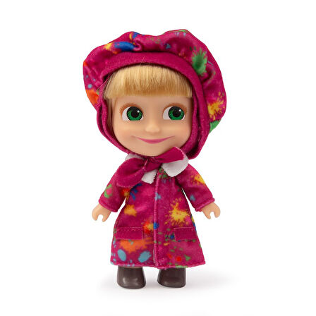 Masha & Koca Ayı - 12 CM Masha Bebek - Ressam