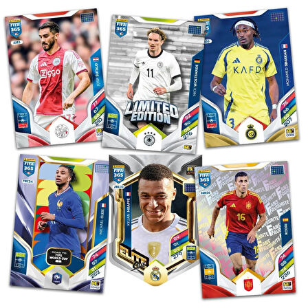 Panini Adrenalyn Fifa 365 - 2026 Official Trading Card Futbolcu Kartları - 20 PAKET (120 KART)