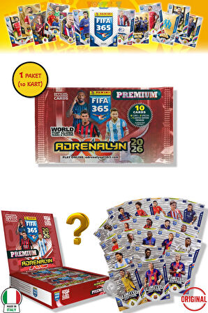 Panini Fifa 2026 Premium 1 Paket - 10 Kart (6 Core 1 Fans 1 Power 1 Jewel 1 Limited Edition)