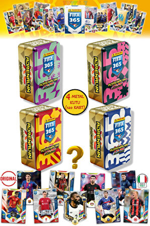 Panini Fifa 2026 Classic Metal Kutulu Futbolcu Kartları (4 Farklı Renkli Kutu Set Seçeneği 120 Kart)