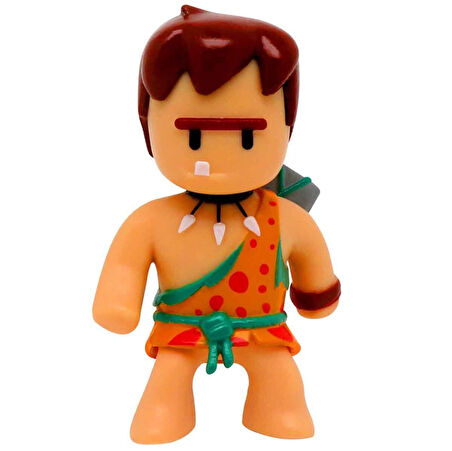 Stumble Guys 3'lü Mini Figür Seri 4 - Cave Guy - Wooly - Zarkaan The Destroyer