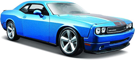 Maisto 1 24 Dodge Challenger SRT8 Mavi Diecast Metal Araba Modeli Özel Koleksiyon Oyuncak