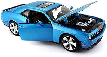 Maisto 1 24 Dodge Challenger SRT8 Mavi Diecast Metal Araba Modeli Özel Koleksiyon Oyuncak