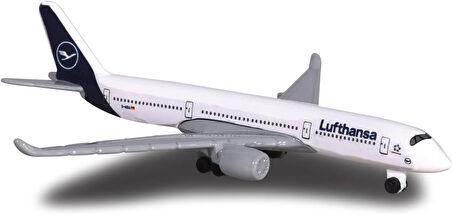 Metal Gövde Majorette Lufthansa Airbus A350 900 Ucak Modeli 11 Cm Serbest Tekerlek 1:64 Ölçek