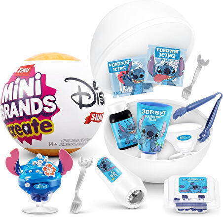 Mini Brands Create Snacks Sürpriz Disney Temalı Koleksiyonluk Mini Atıştırmalıklar Yapma Seti 1 ADET