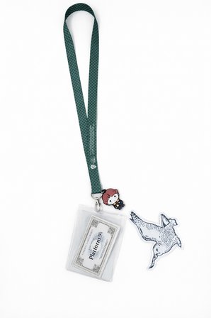 Harry Potter Warner Bros Lisanslı Slytherin Boyunluk 43cm Kartlık 14x10 Ron Figür Yaka Kartı Askısı