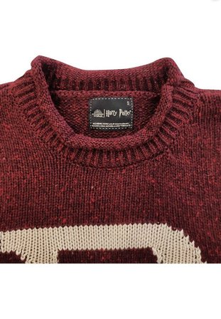 Harry Potter Ron Weasley Kazak Lisanslı Bordo R Harfli Unisex Koleksiyon Ürün - M Beden