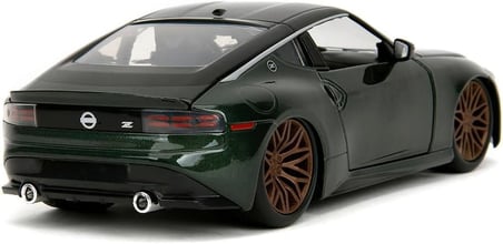 Jada 1/24 Fast & Furious Fast X 2023 Nissan Z Diecast Metal Açılır Kapı Kaput Bagaj Koleksiyon Yeşil