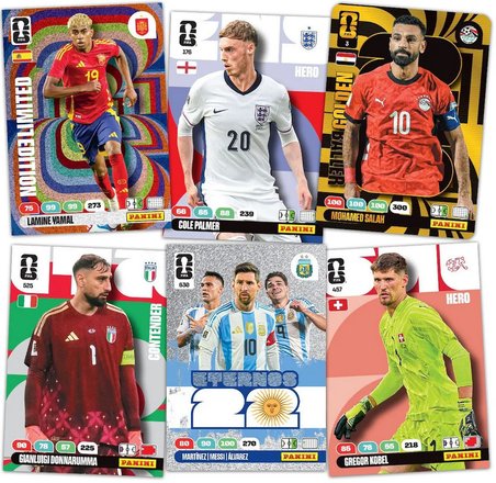 Dünya Kupası 2026 Panini Adrenalyn XL Koleksiyon Kart Albümü Dergi Starter Set 16 Kart + 4 Özel Kart