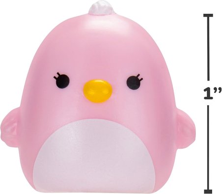 Squishmallows Squish-a-Longs Seri 3 8'li Mini Figür Seti 2.5 CM Sürpriz Figür Yüzük 2 Aksesuar