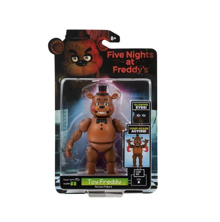 Five Nights at Freddy's Toy Freddy Figür 13 cm Glow Işıklı Gözlü Hareketli Aksiyon Figürü FNAF