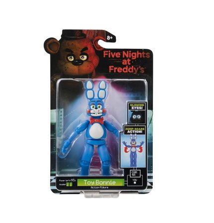 Five Nights at Freddy's Toy Bonnie Figür 13 cm Glow Işıklı Gözlü Hareketli Aksiyon Figürü FNAF