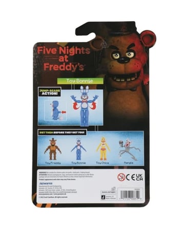 Five Nights at Freddy's Toy Bonnie Figür 13 cm Glow Işıklı Gözlü Hareketli Aksiyon Figürü FNAF