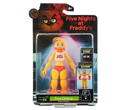 Five Nights at Freddy's Toy Chica Figür 13 cm Glow Işıklı Gözlü Hareketli Aksiyon Figürü FNAF