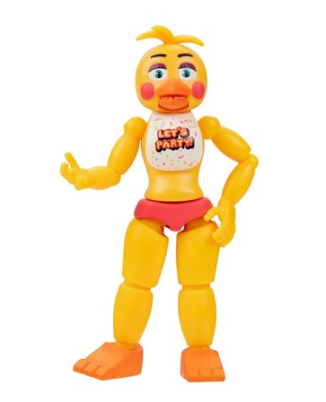 Five Nights at Freddy's Toy Chica Figür 13 cm Glow Işıklı Gözlü Hareketli Aksiyon Figürü FNAF