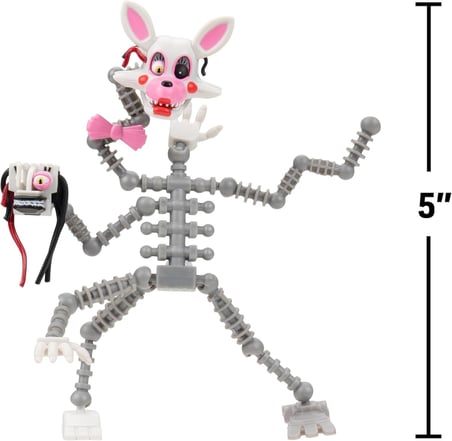 Five Nights at Freddy's Mangle Figür 13 cm Glow Işıklı Gözlü Hareketli Aksiyon Figürü FNAF