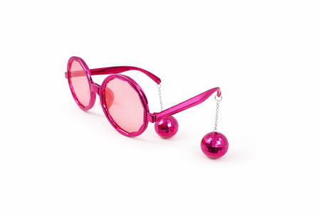 Pembe Disco Toplu Parti Gözlüğü Yetişkin Kostüm Aksesuarı Retro Festival Yılbaşı Kadın Erkek Eğlence