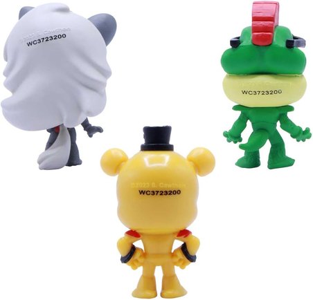 Five Nights at Freddy's FNAF Security Breach Gizemli Kazı Figürü Seri 2 Koleksiyon 4,1 cm - 1 ADET