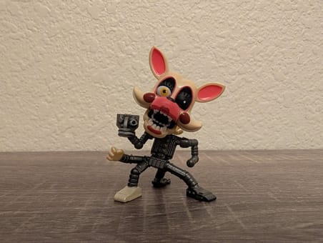 Five Nights at Freddy's Mangle Metalfigs Die Cast Metal Figür Jada Koleksiyon Oyuncak 6.5 cm