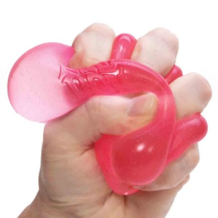 Needoh Squishy Buz Küpü Pembe Stres Oyuncağı Squishy Sıkılabilir Duyusal Fidget Oyuncak