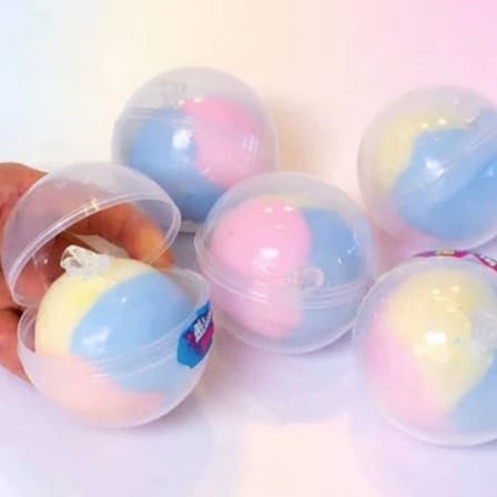 Squishy Wax Breaking Stress Topu Cotton Candy Slime Oyuncak Sıkılabilir Antistres Kapsül