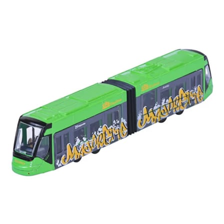 Majorette Avenio Tramvay Yeşil Metal Oyuncak Şehir Tramvayı Koleksiyon Modeli 20 cm