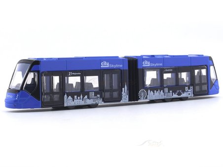Majorette Avenio Tramvay Mavi Metal Oyuncak Şehir Tramvayı Koleksiyon Modeli 20 cm
