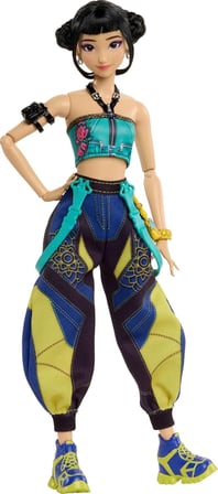 KPop Demon Hunters HUNTR/X Zoey Mattel Hareketli Bebek Spirit Blades Aksesuarlı 30 cm